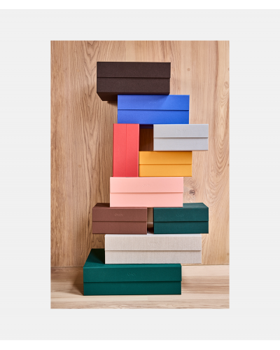 Hako Storage Box - Coral - A4